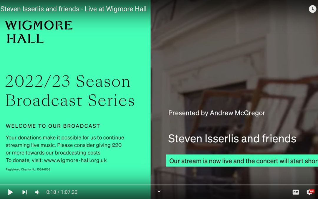 Live au Wigmore Hall – Steven Isserlis and Friends